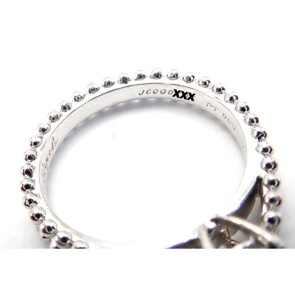 Authentic! Van Cleef & Arpels Estelle Platinum .31ct Diamond Solitaire Ring GIA - Picture 7 of 11